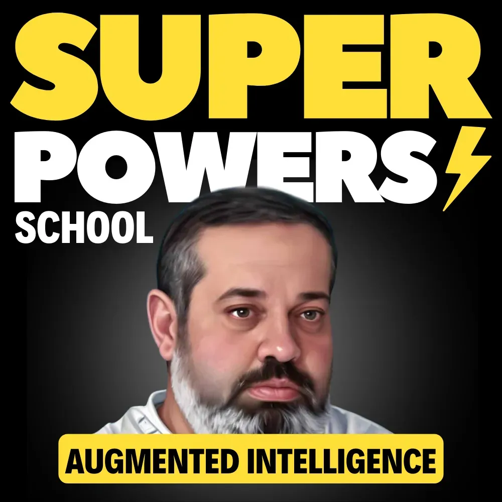 Super Powers School speaker card: Sam Sammane, Augmented Intelligence